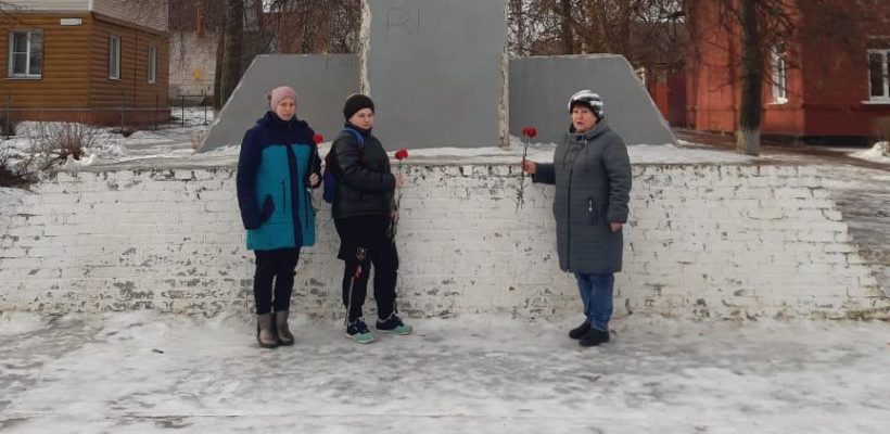 Возложение в день памяти В.И. Ленина в Спасском районе