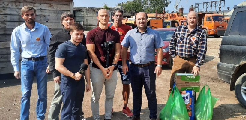 Денис Сидоров и Олег Струков помогли приютам Рязани