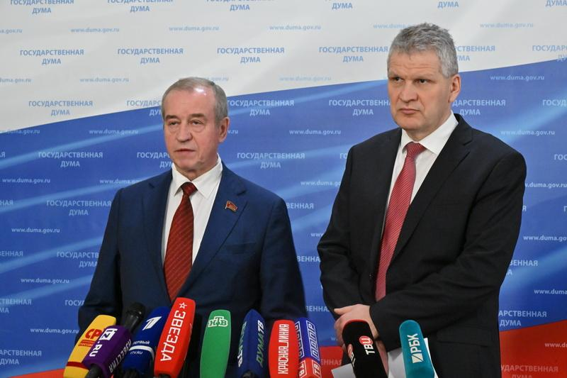 С.Г. Левченко и А.В. Куринный выступили перед журналистами в Госдуме