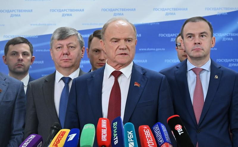 Г.А. Зюганов выступил перед журналистами в Госдуме