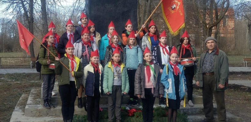 В Касимове пионеры присоединились к празднованию 152-й годовщины В.И. Ленина