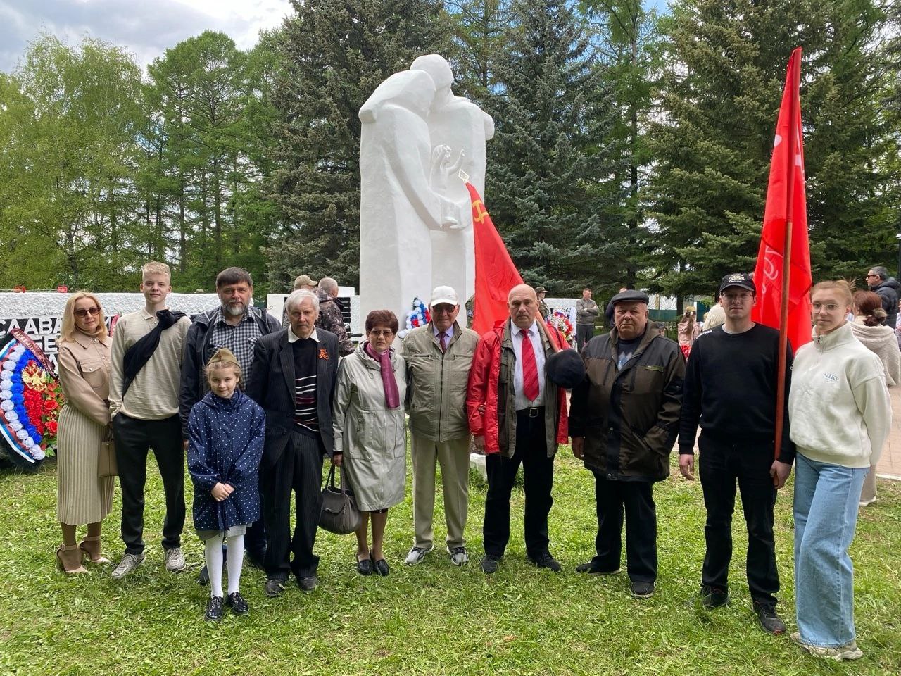 Касимовские коммунисты отметили 80-летие Великой Победы