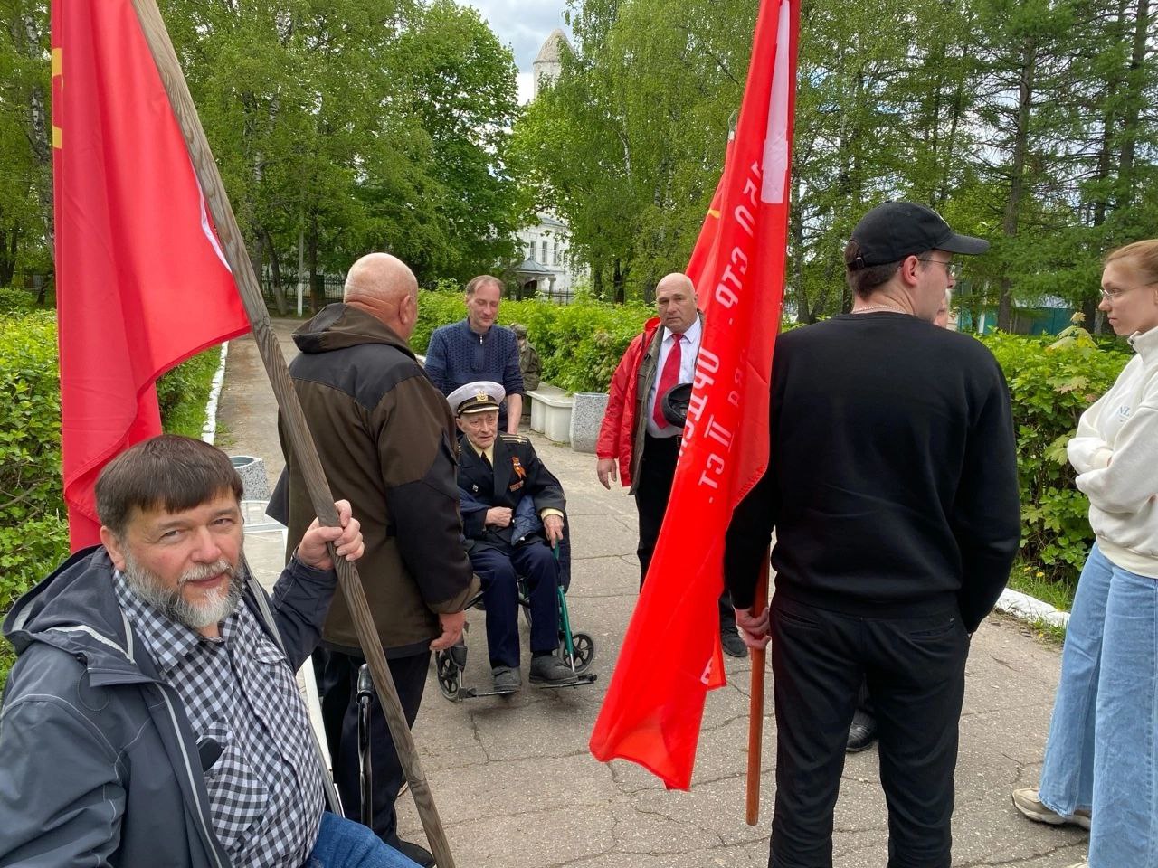 Касимовские коммунисты отметили 80-летие Великой Победы