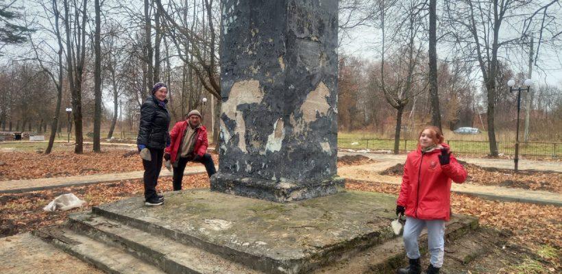Касимовские коммунисты восстановили памятник В.И.Ленина